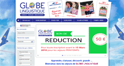 Desktop Screenshot of globelinguistique.com